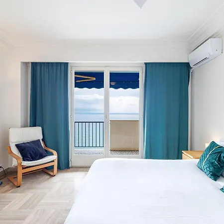 Le Soleia - Spacious 3p - Beachfront - Parking * 芒通