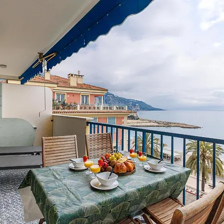 Le Soleia - Spacious 3p - Beachfront - Parking 芒通