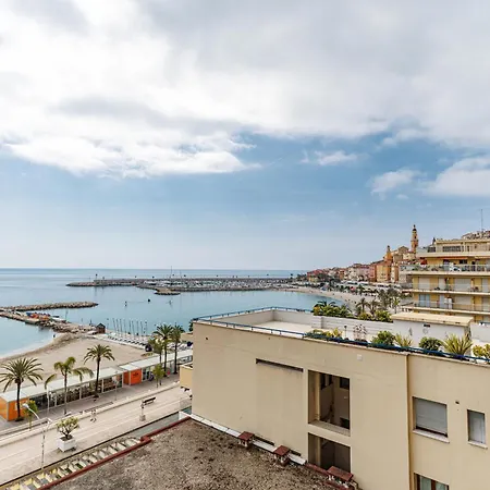 Le Soleia - Spacious 3p - Beachfront - Parking * 芒通